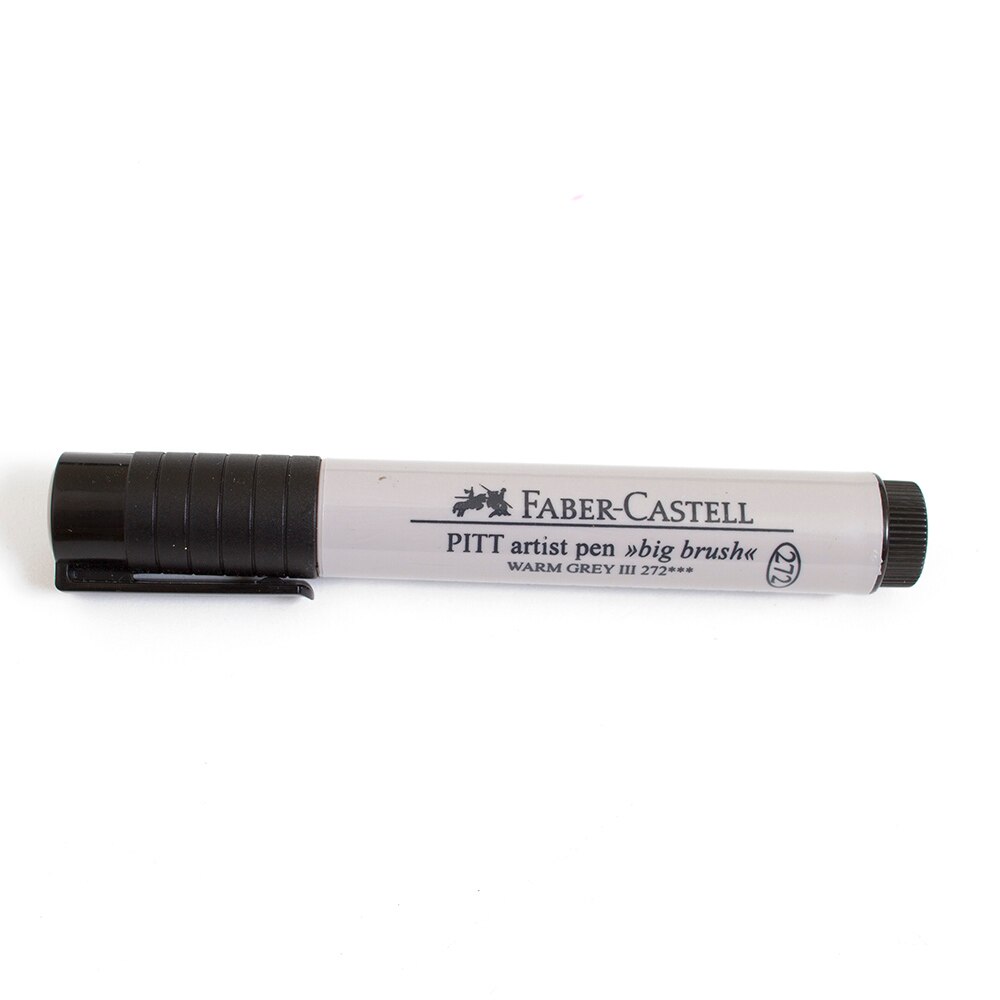 Faber Castell, Pitt, Artist, Big, Brush Pen, Warm Grey III